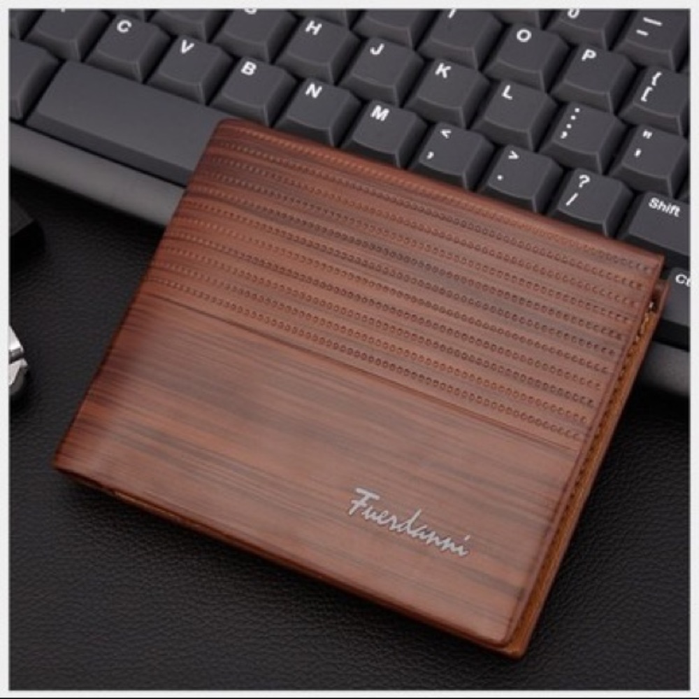 Fuerdanni Men’s Wallet:Brown